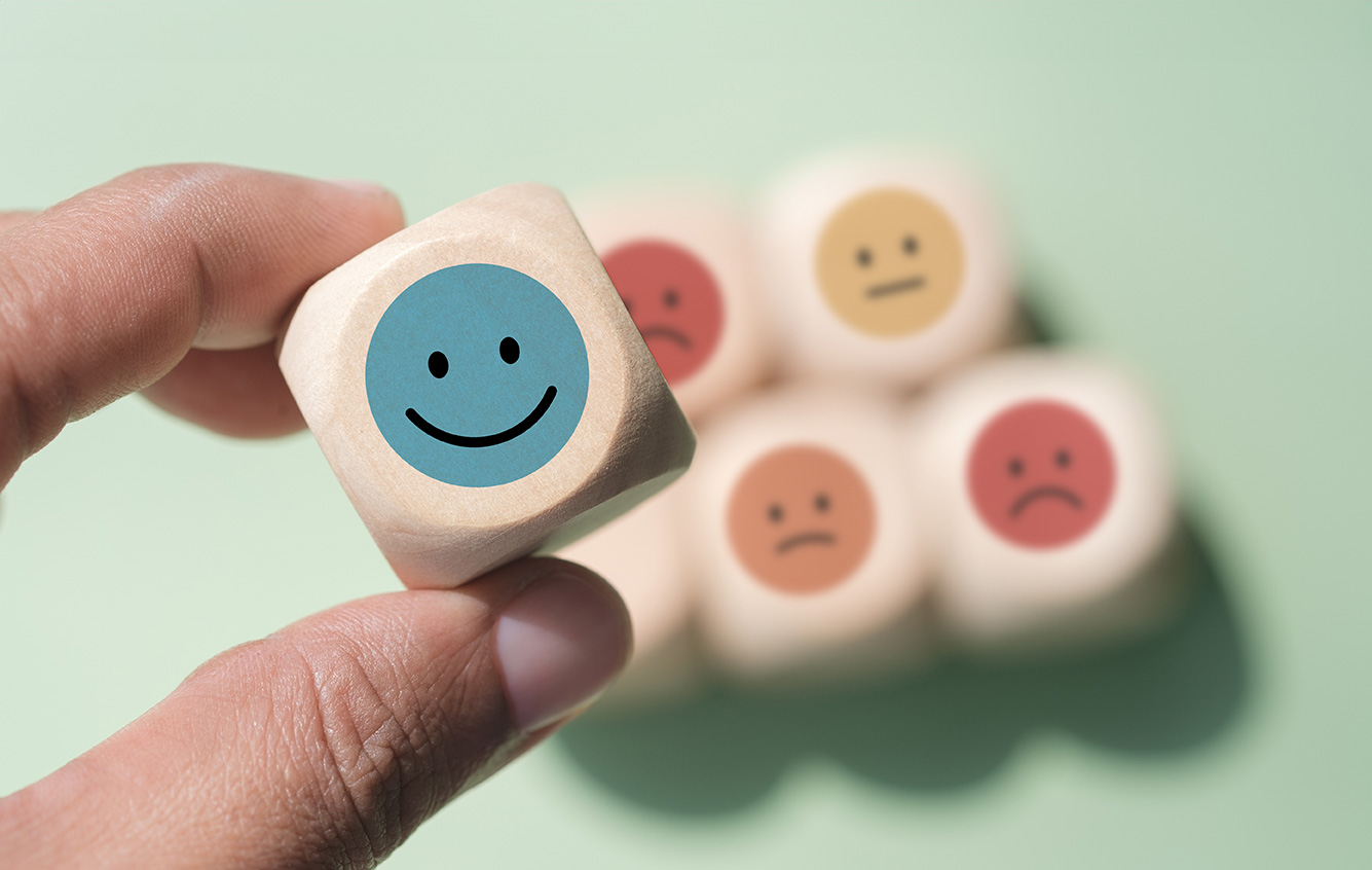 Dés smiley sourire