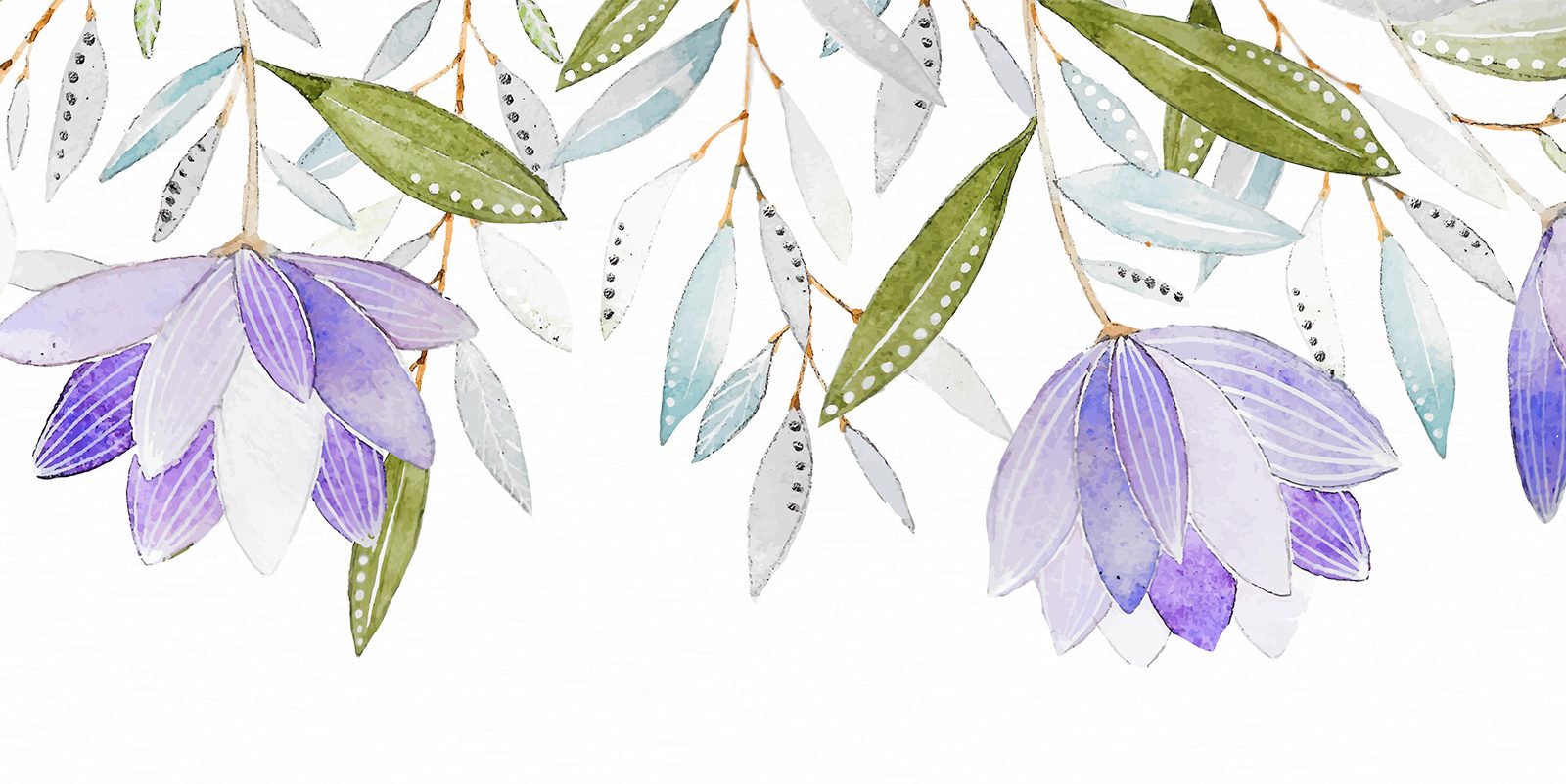 Dessin de plantes et fleurs