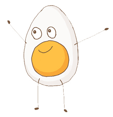 dessin du personnage de l'oeuf