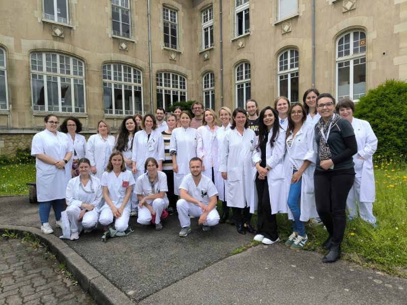 photo d'équipe du centre d'AMP