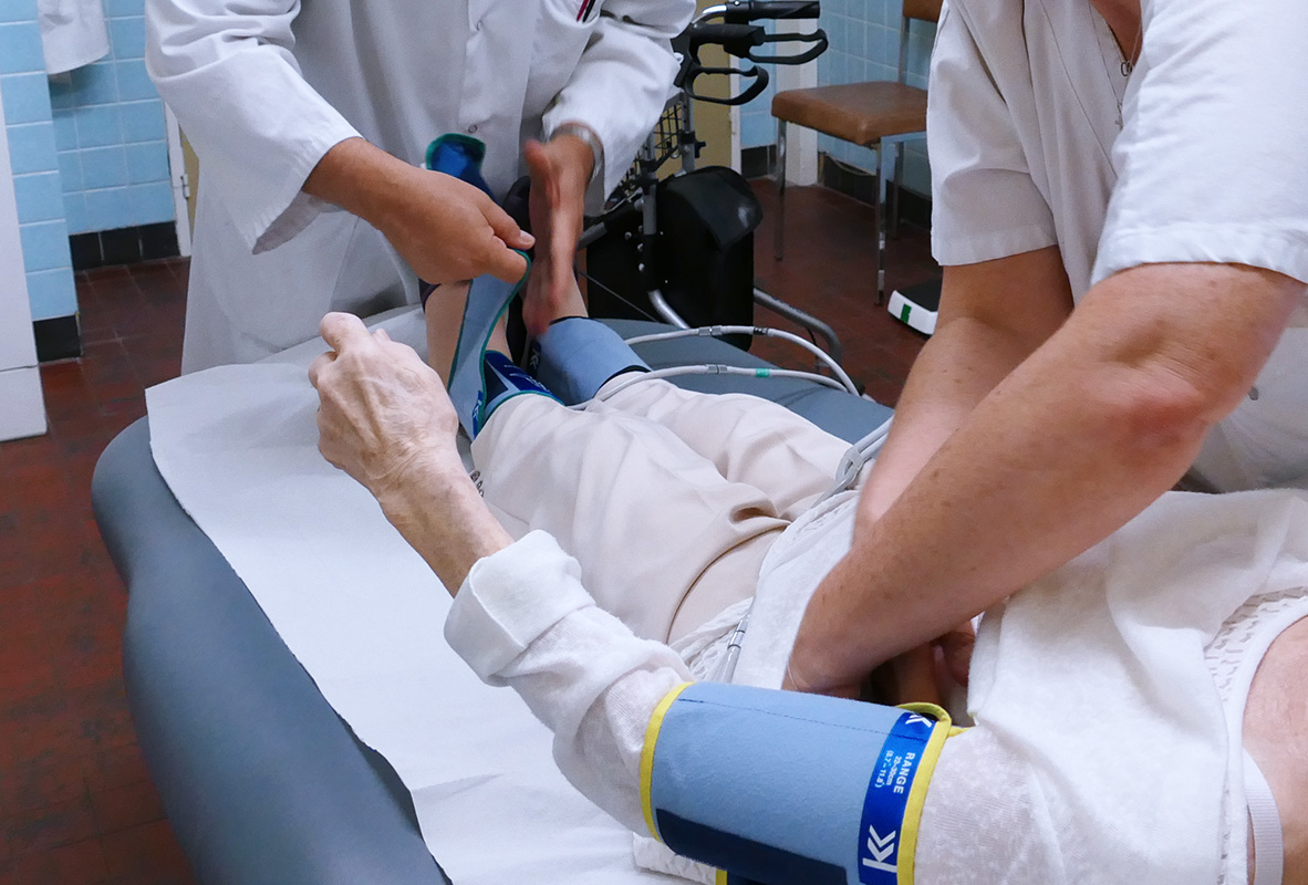 installation d'un équipement d'écho doppler