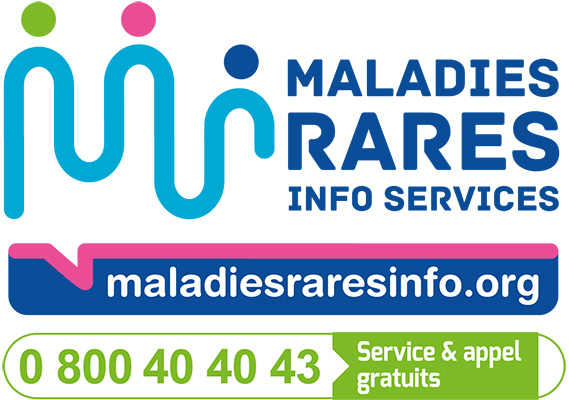 Logo de Maladies rares info services et numéro d'appel gratuit 0 800 40 40 43