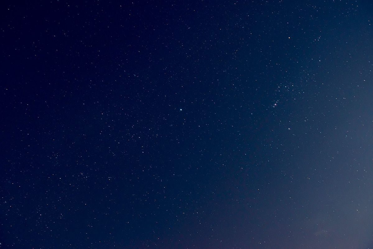 Photo de ciel de nuit étoilée