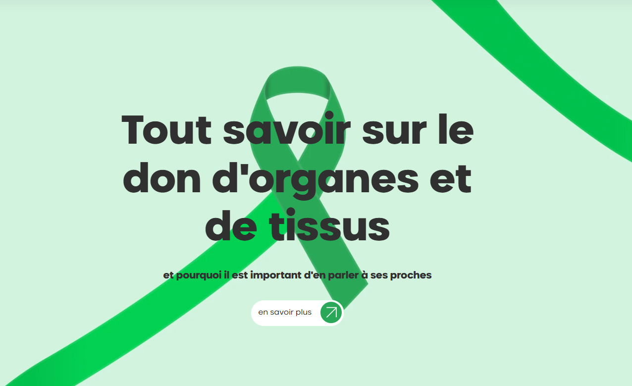 visuel don d'organes
