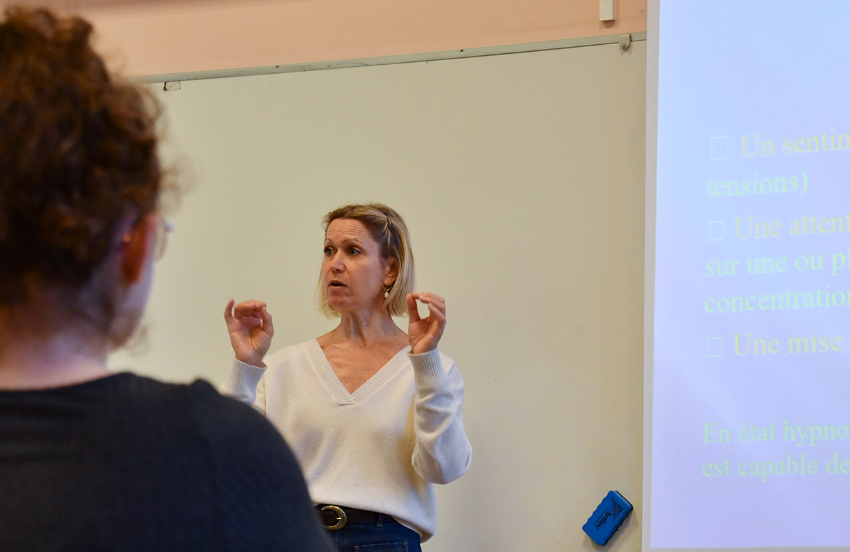 formatrice à l'IFAS en cours
