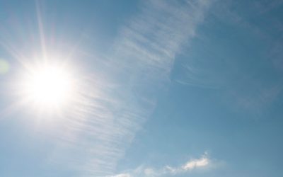 ciel bleu soleil
