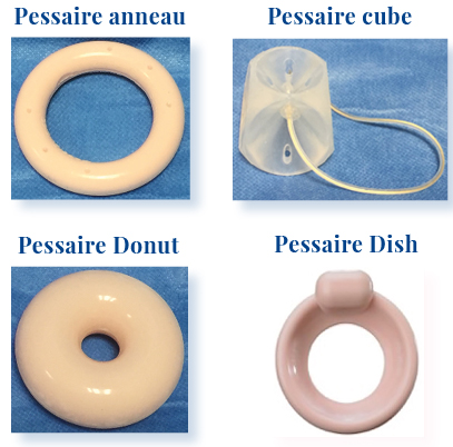 différents types de pessaires