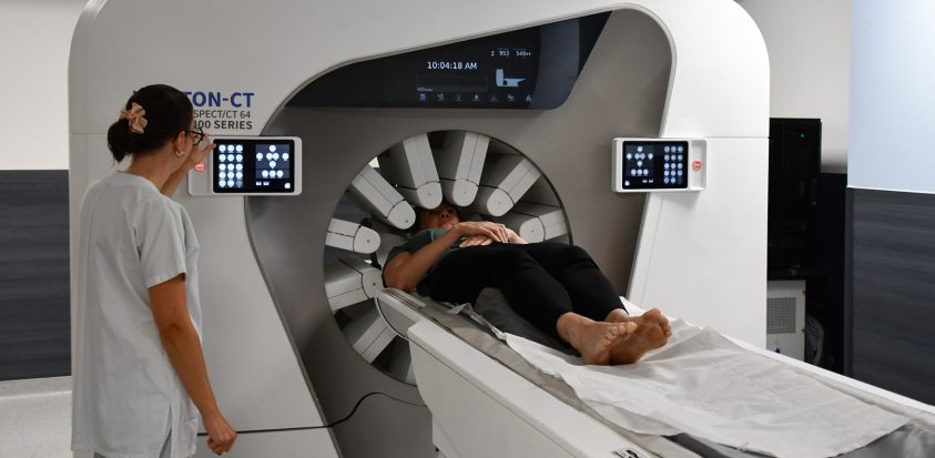 Scintigraphie avec machine Veriton