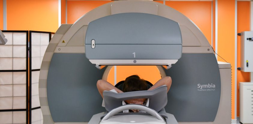Scintigraphie avec machine Symbia
