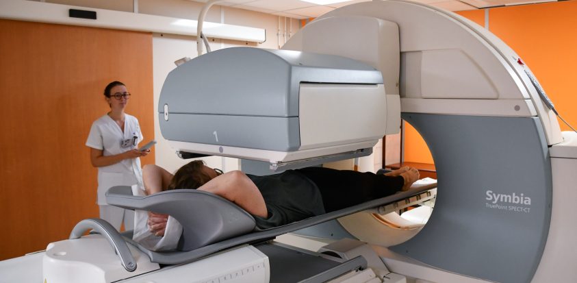Scintigraphie avec machine Symbia