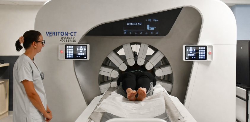 Scintigraphie avec machine Veriton