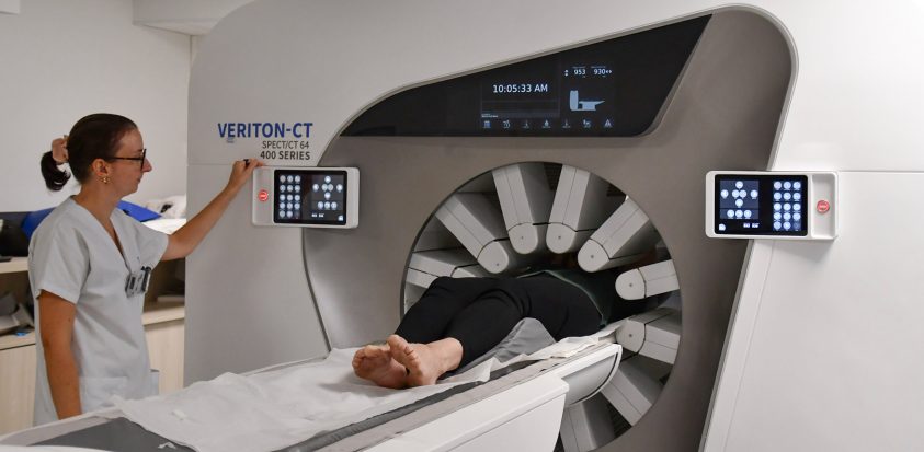 Scintigraphie avec machine Veriton