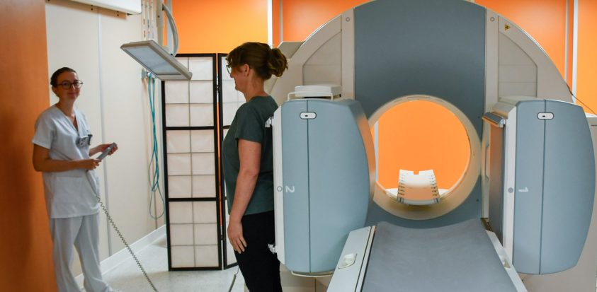Scintigraphie avec la machine Symbia