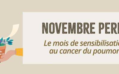 Novembre perle : le mois de sensibilisation au cancer du poumon
